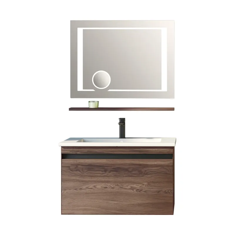 Set mobilier baie Orka Patara, suspendat, 3 piese, navaro, 80 cm Retur gratuit