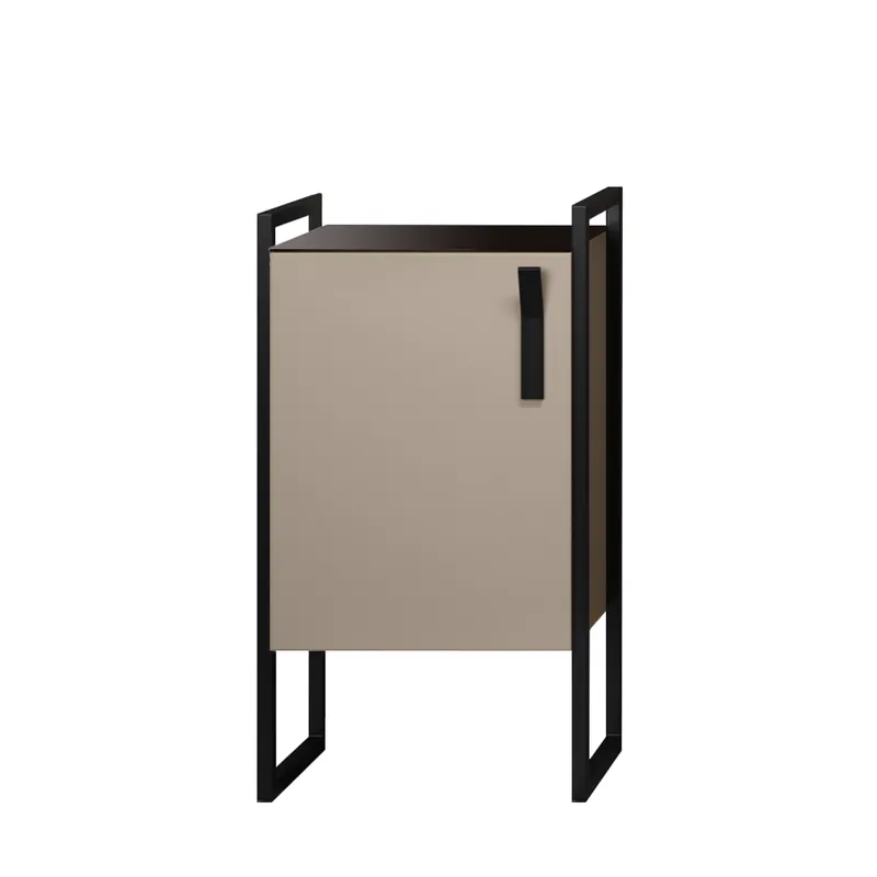 Cumpără online Dulap baie soldat Orka Modena, cu picioare metalice, cappuccino, 44x80 cm