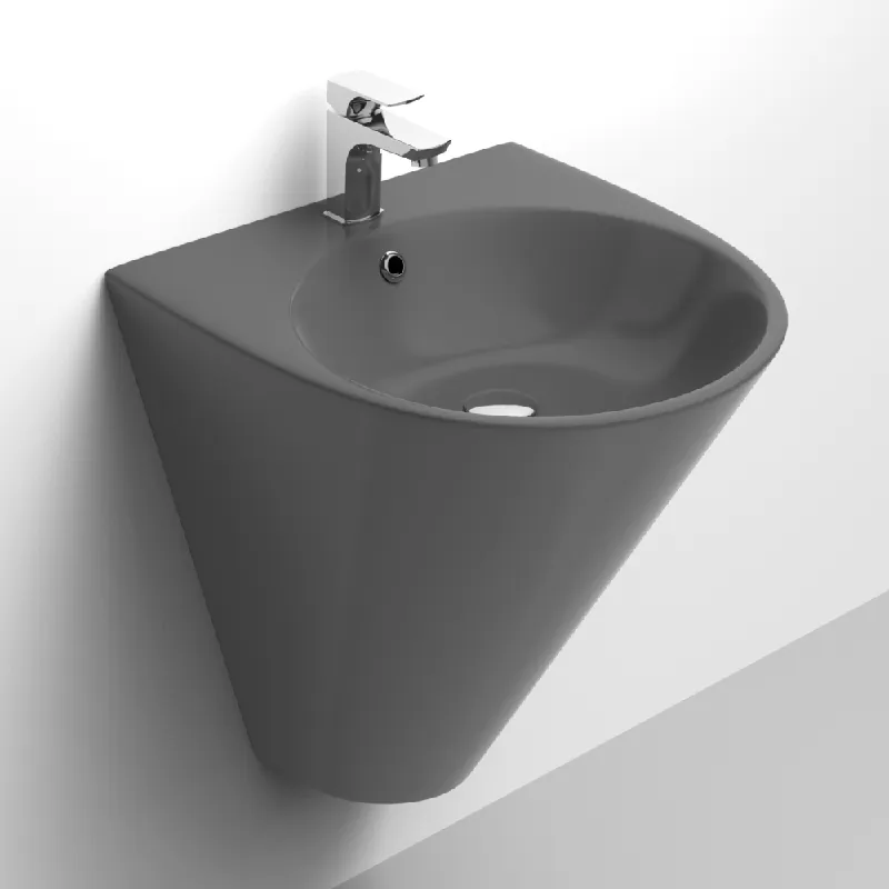 Livrare rapidă Lavoar baie suspendat Celesta Egea, 48x58x52,5 cm, anthracite