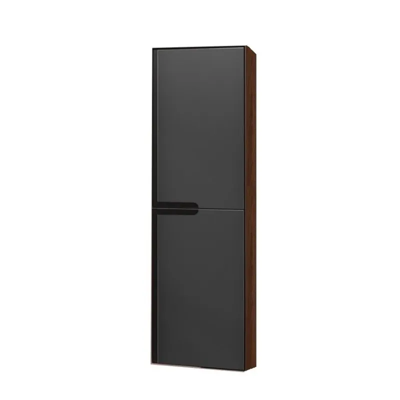 Calitate înaltă Dulap baie suspendat Orka Craft, nuc, 40x138 cm