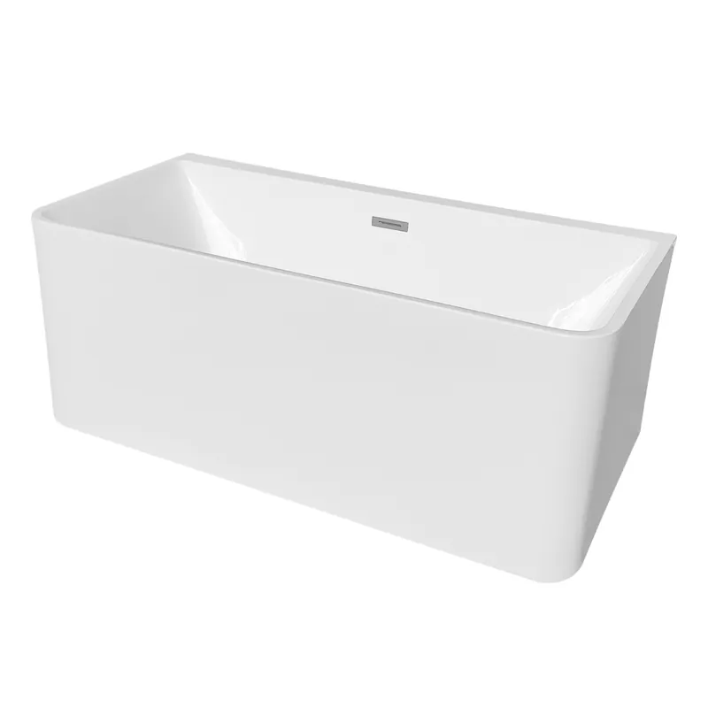 Cada baie freestanding Bella WB-834, acril, 150 x 75 x 58 cm, alb Plată securizată