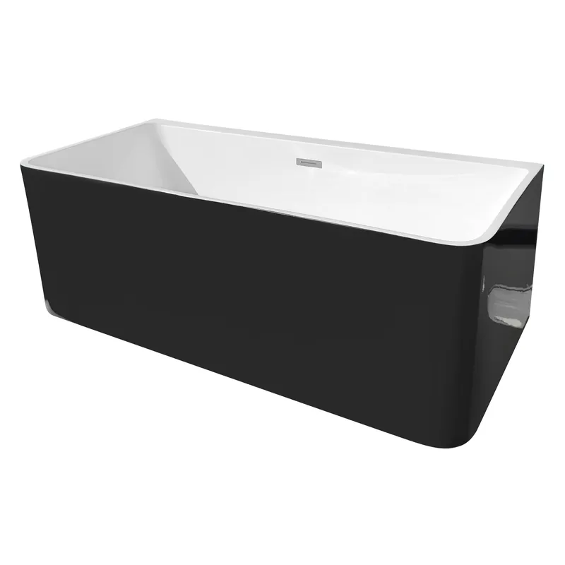 Ofertă Cada baie freestanding Bella WB-834 1700 x 750 x 580, negru lucios