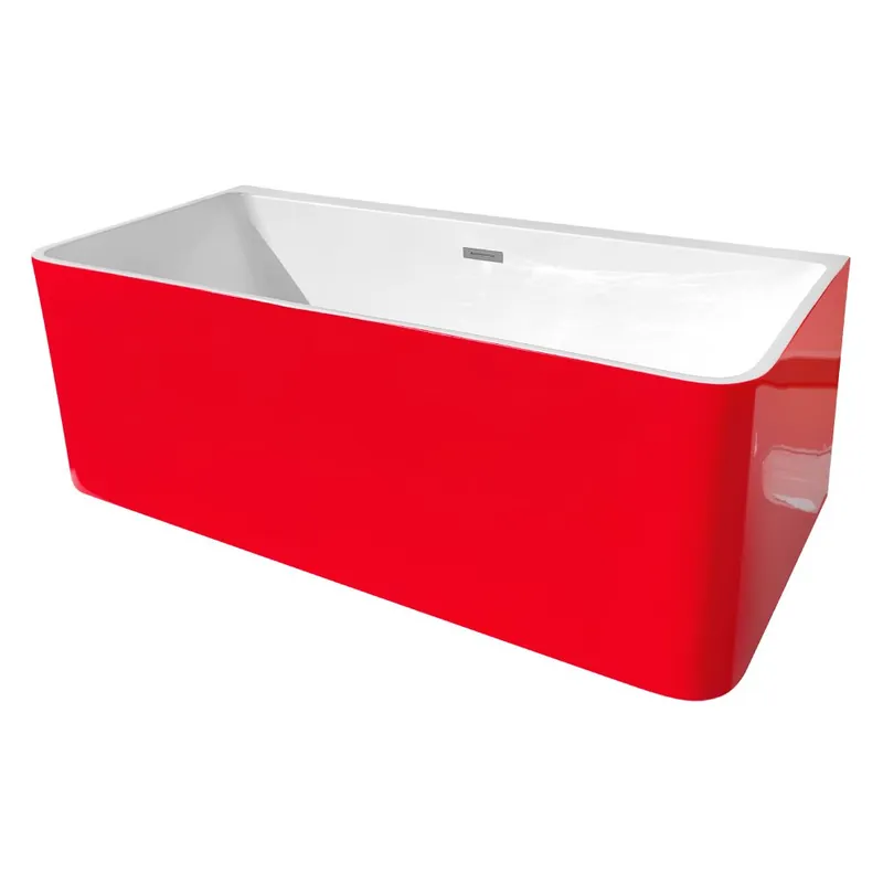 Cumpără acum Cada baie freestanding Bella WB-834, acril, 170 x 75 x 58 cm, rosu
