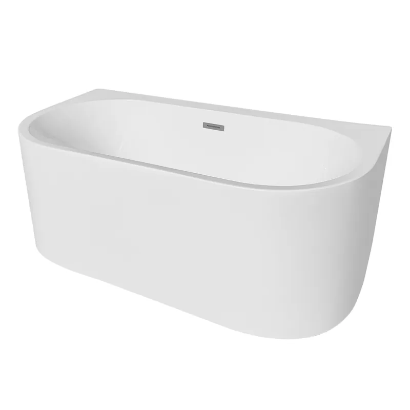 Nu rata Cada baie freestanding Bella WB-860, acril, 170 x 80 x 59 cm, alb