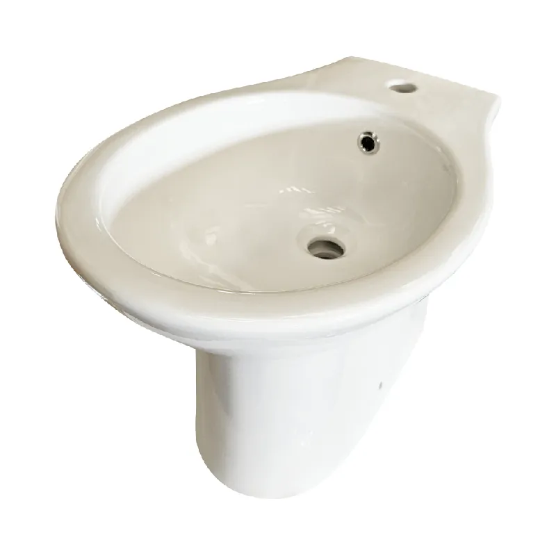 Ultima șansă Bideu stativ ceramic (fixare / montaj pe pardoseala) Carmina 66 x 40 cm, alb