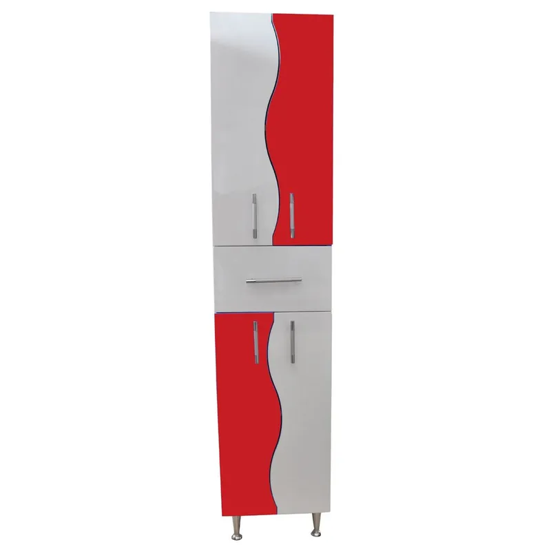 Dulap soldat baie dublu Tempo, rosu 170 cm Bestseller