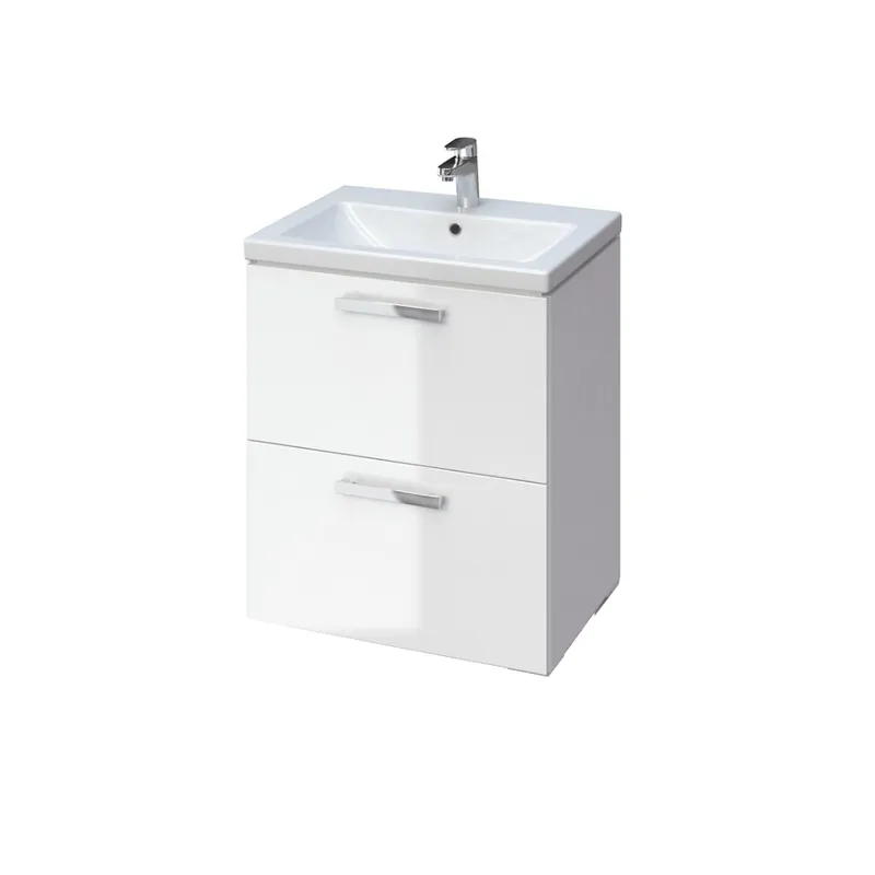 Vezi acum Masca chiuveta baie Cersanit Melar A51 + lavoar Como RR801-005 DSM, 60 cm, alb
