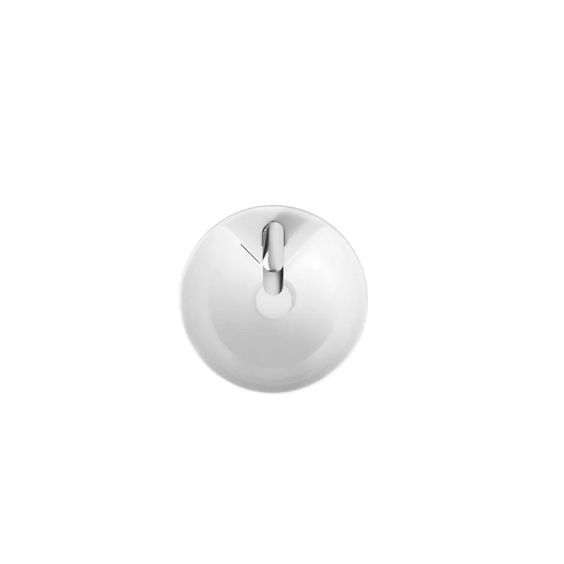 Lavoar baie pe blat Cersanit Crea K114-002, rotund, 38 cm, alb Popular