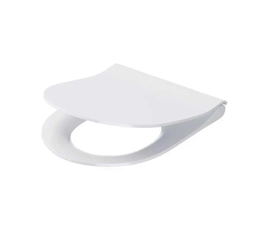 Capac wc Cersanit City Oval Slim duroplast antibacterian cu buton k98-0146 Preț redus