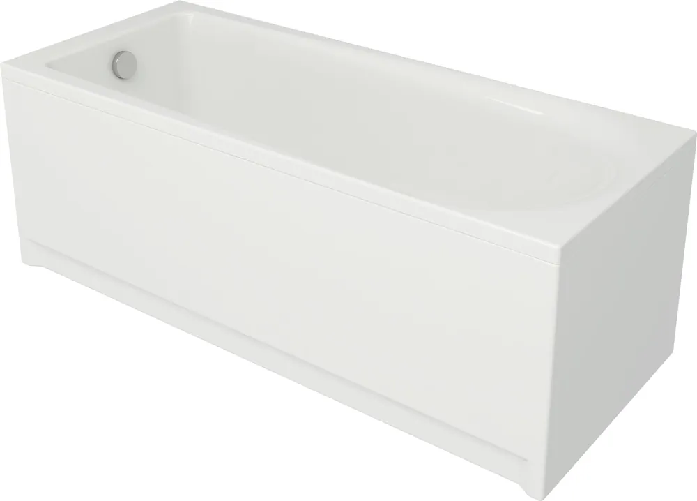 Ofertă de sezon Cada baie dreptunghiulara Cersanit Flavia S301-107, cu picioare, acril, 170 x 70 cm