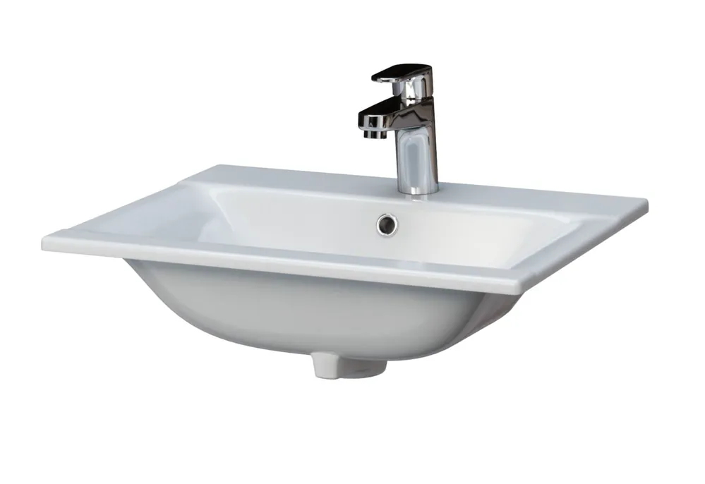 Lavoar incastrat in blat Cersanit Onatario New IN BOX K669-002, 60 cm, alb Bestseller