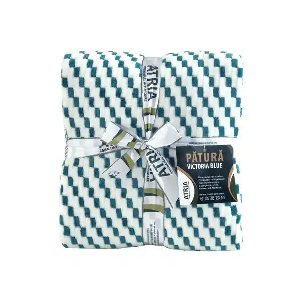 Patura Victoria Blue 180X200 CM Noutate