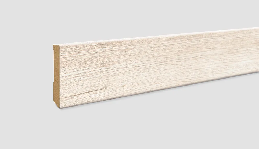 Plată securizată Plinta MDF L494 Stejar Cesena alb