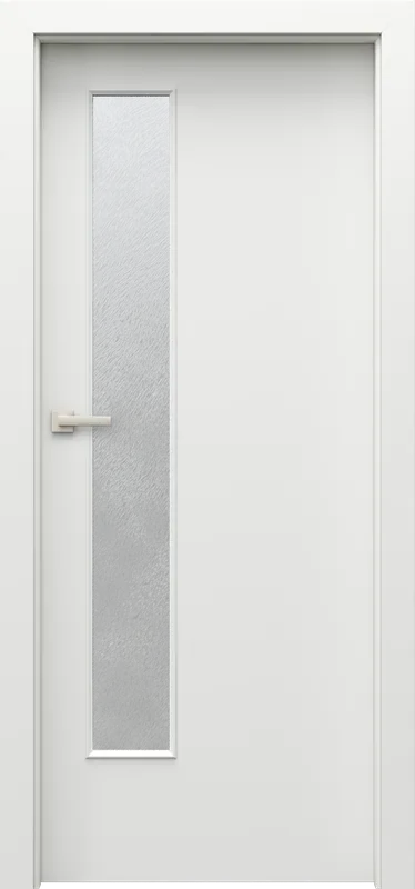 Ofertă Set Usa Interior PORTA MINIMAX model L, finisaj Alb Standard si Toc Porta System 75-95 mm, fara maner
