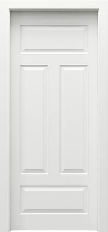 Ofertă exclusivă Set Usa Interior PORTA ROYAL model P, finisaj Alb Premium si Toc Porta System 75-95 mm, fara maner