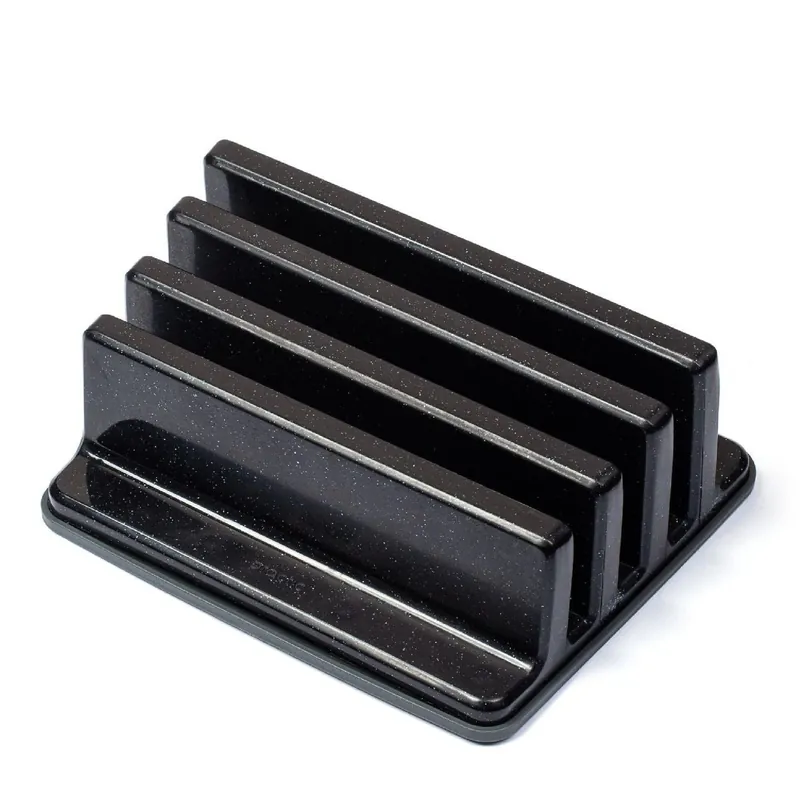 Suport tocatoare, din plastic, 16.3 x 12.3 x 6.3 cm, negru Ofertă limitată