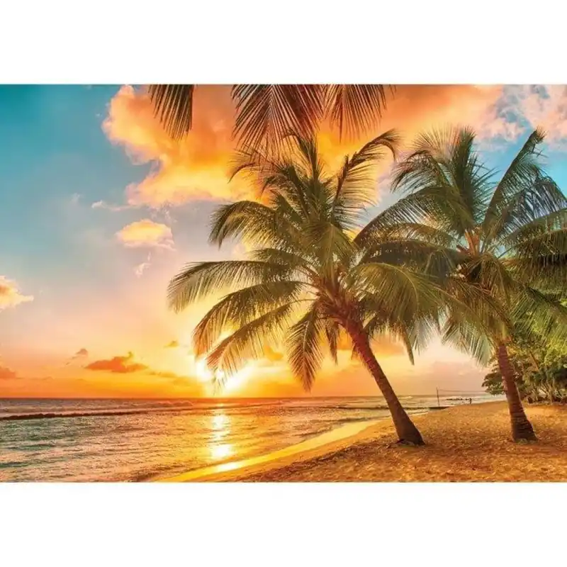 Fototapet CONSALNET 3393P8, model Sunset on the beach, multicolor, 368 x 254 cm Ofertă