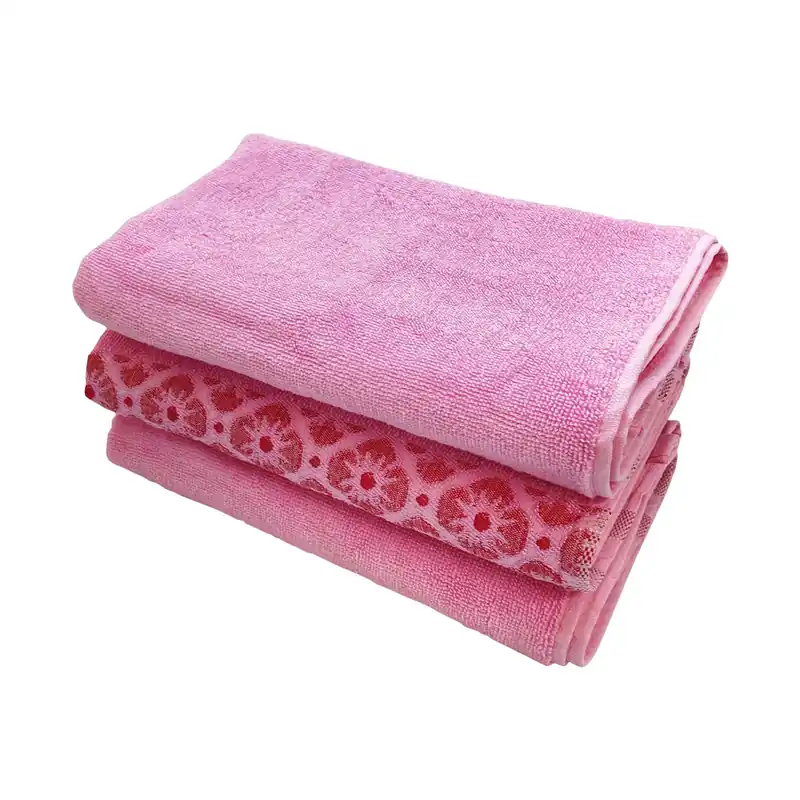 Noutate Prosop Fancy, pentru corp, 450 GSM, 70x130 cm, fancy roz