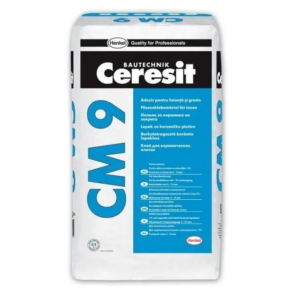 Vezi acum Adeziv pentru montare faianta si gresie, Ceresit CM 9, 25 kg