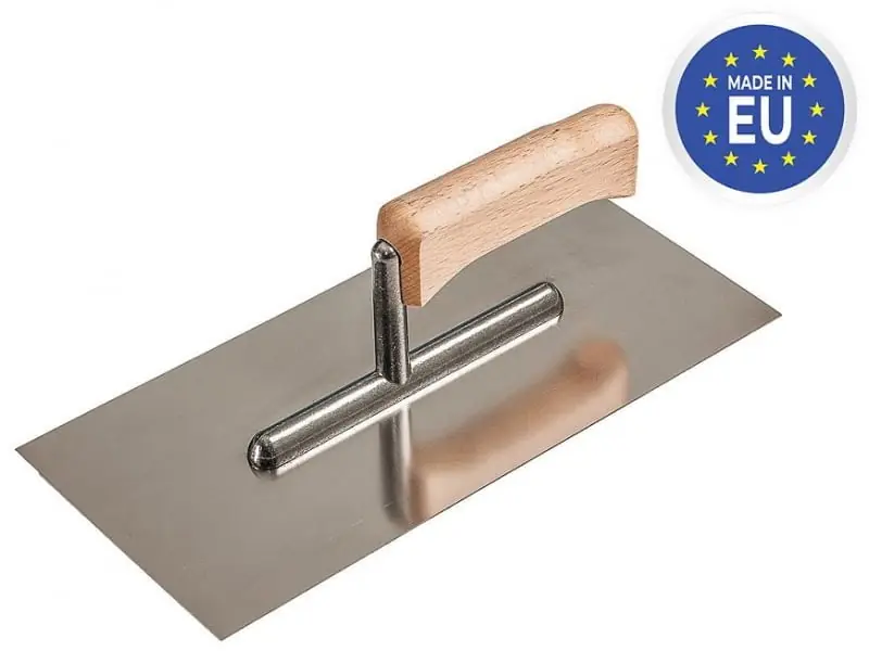 Gletiera inox, cu maner lemn, 270 x 130 mm, Strend Pro Premium Livrare expres