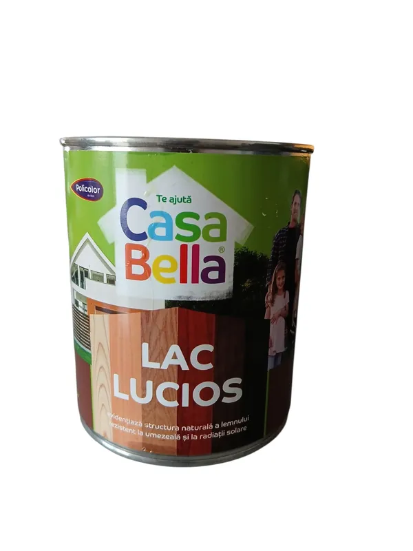 Lichidare de stoc Lac protector, pentru lemn, 0.75 L, incolor, 2 in 1, garduri si cabane Casa Bella