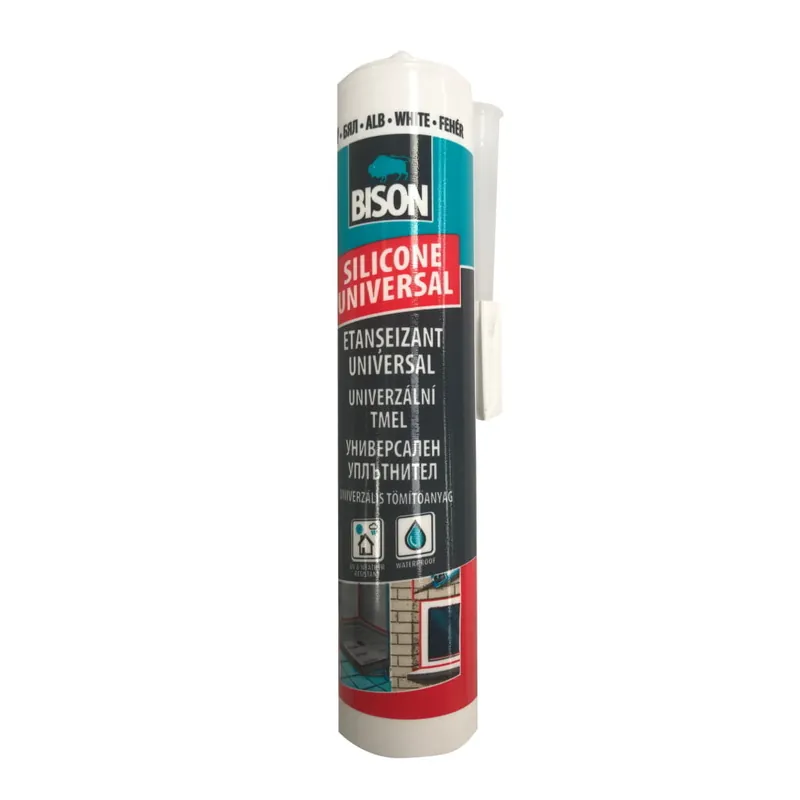 Preț mic Silicon universal, alb, 280 ml, Bison