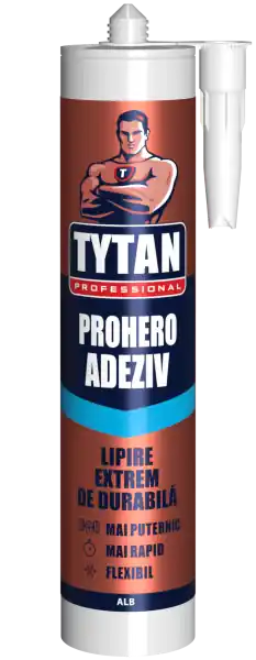 Adeziv, 290 ml, Prohero, Tytan Nu rata