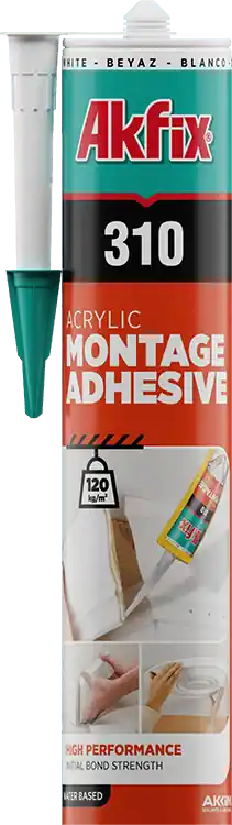 Adeziv de Montaj Acrilic 310ml – Fără Solvenți Akfix 310 Plată securizată