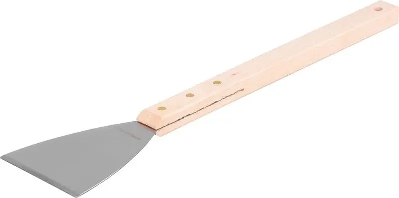 Plată sigură Șpaclu Strend Pro 100 × 350 mm, oțel, cu mâner lung din lemn