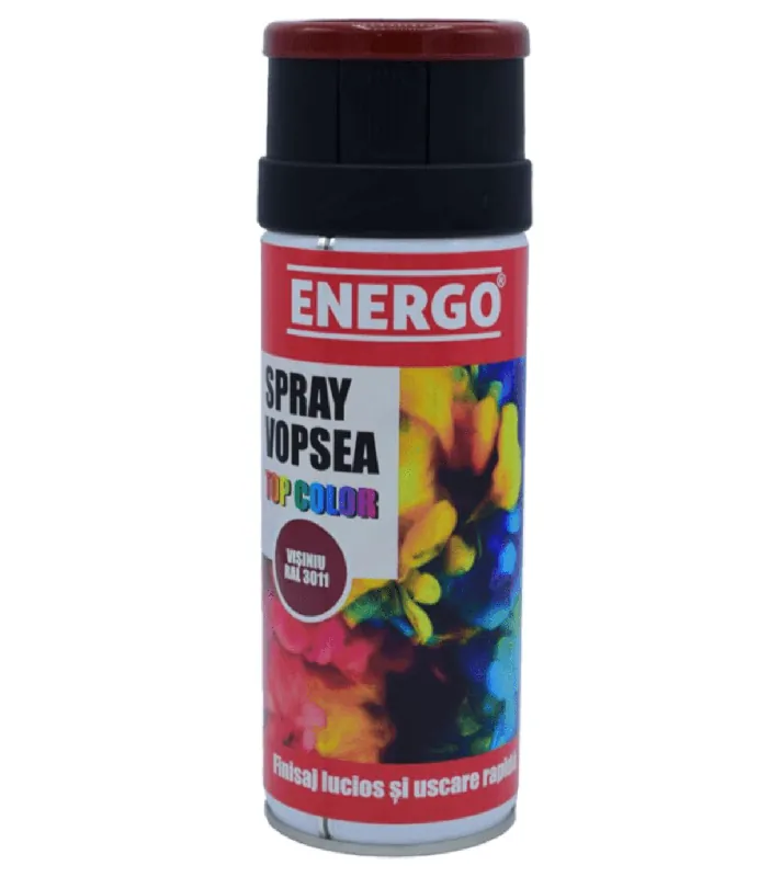 Reducere specială Spray vopsea expert visiniu RAL3011, 400 ml, Energo