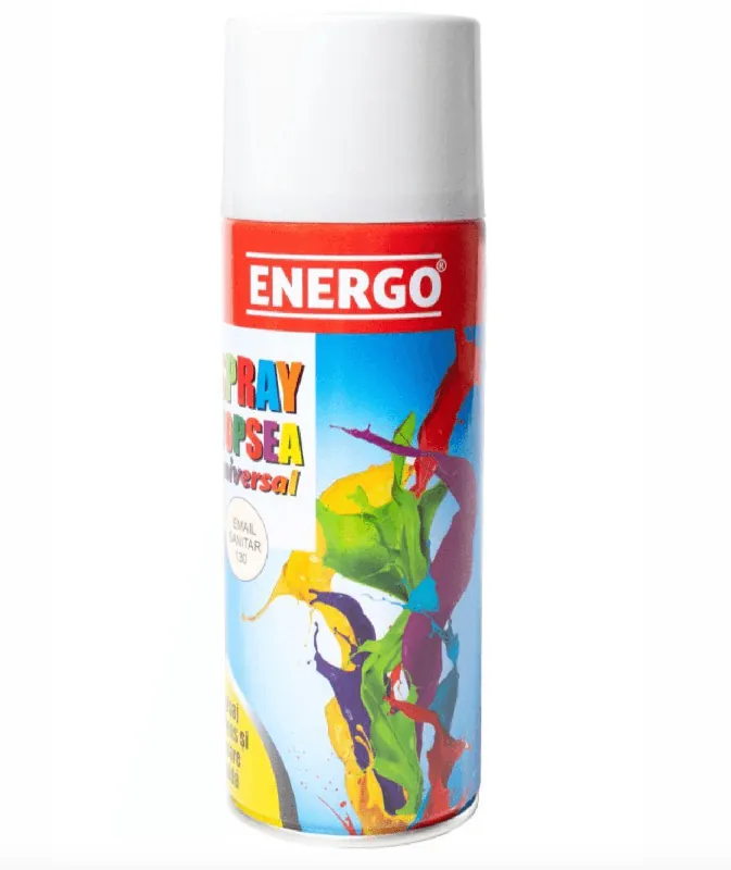 Bestseller Spray vopsea universal email sanitar 130, 450 ml, Energo