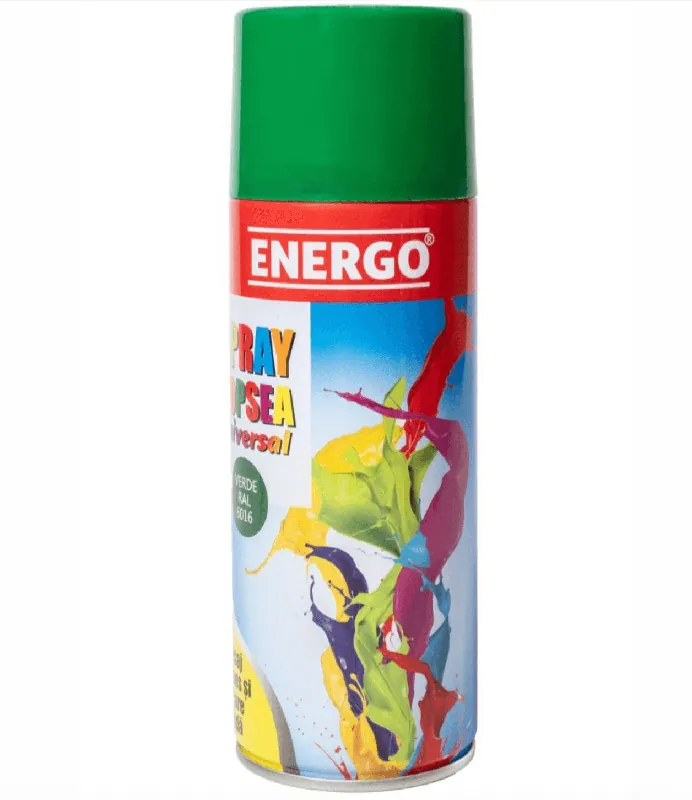 Ofertă exclusivă Spray vopsea universal verde RAL6016, 450 ml, Energo