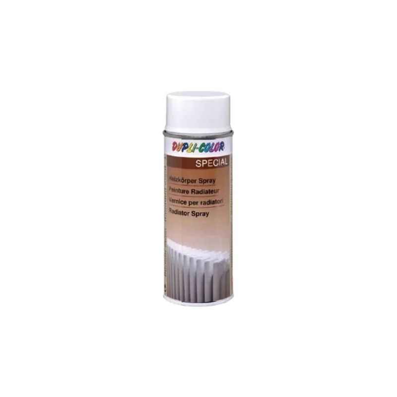 Vopsea spray pentru radiator DUPLI-COLOR Radiator, sintetică, alb, 200ml Preț promoțional