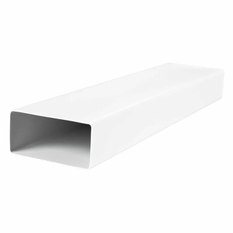 Preț mic Tub ventilatie rectangular, PVC, 120 x 60 mm, L 1000 mm, 7010, Vents