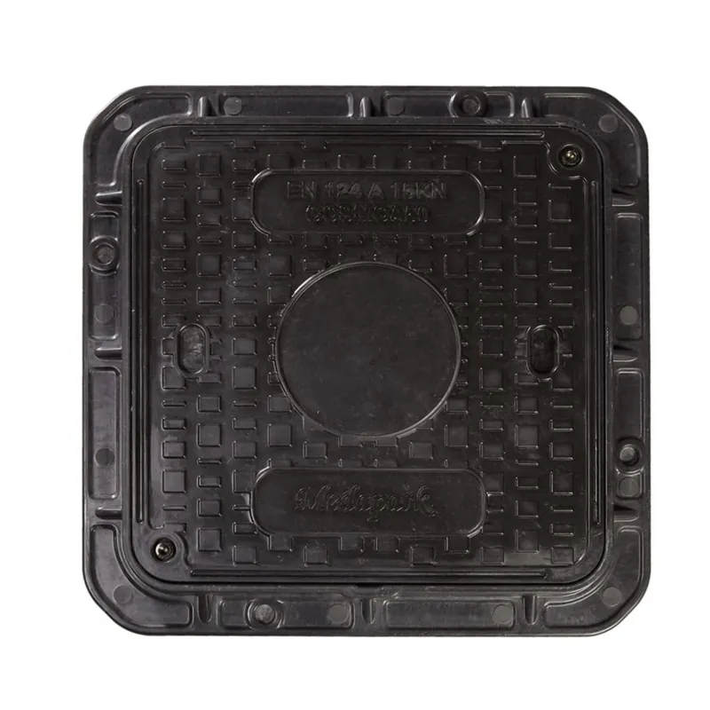 Premium Capac compozit necarosabil, pentru zone cu trafic pietonal, 500 x 500 mm, A 15, CCSMCA50
