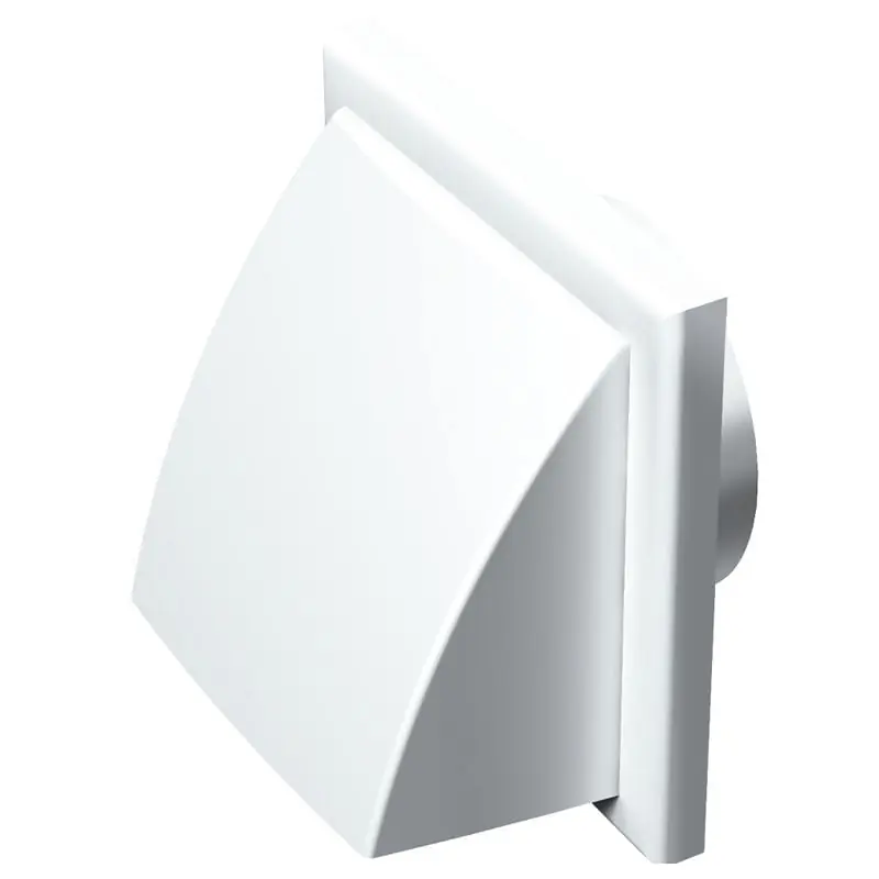Grila ventilatie, cu aparatoare ploaie si clapeta antiretur, diametru 100 mm, 154 x 154 mm, Vents Expediere rapidă