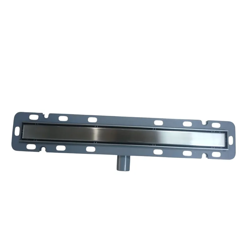 Rigolă duș ExtraNobile 70 cm, ABS cu grătar și ramă inox Retur ușor