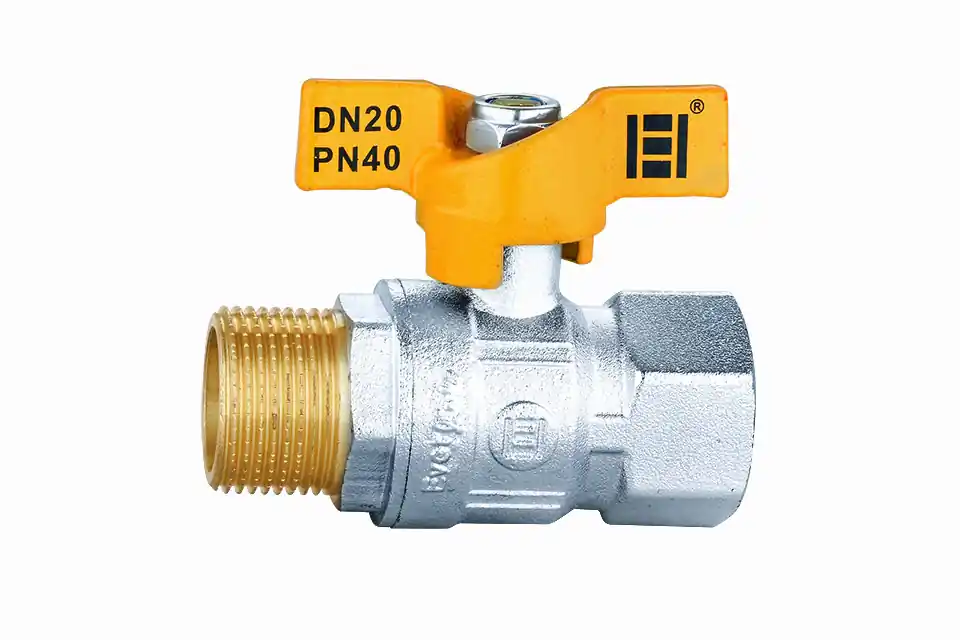 Robinet gaz, 3/8”, tip fluture, FI-FE, PN40 Cel mai vândut
