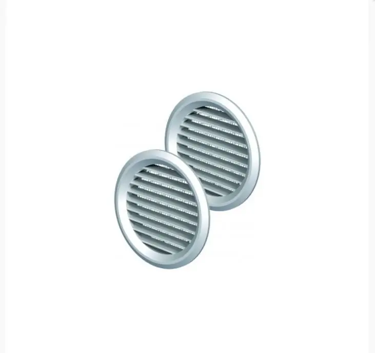 Ofertă limitată Set 2 grile ventilare, ABS, pentru usa, plasa pentru insecte, 50 mm, MV 50/2bvs, Vents