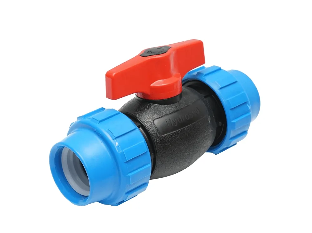 Robinet PEHD, 50 x 50 mm, PN10 Nu rata