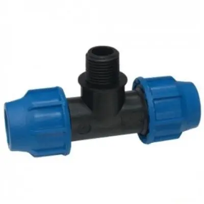 Teu PEHD, filet exterior, D 90 mm x 3″ Reducere extra