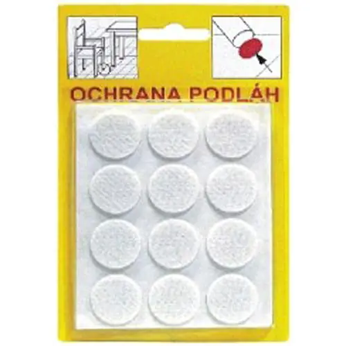 Protectie antizgarieturi, pentru scaune, din pasla, Strend Pro, alb, 21 mm Ofertă specială