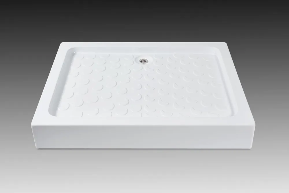 Cadita de dus, dreptunghiulara, 1200 x 800 mm Preferatul clienților