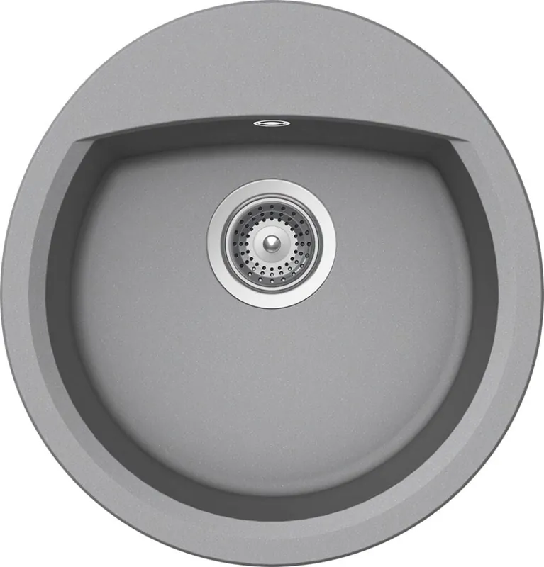 Doar azi Chiuveta bucatarie, gri, 510 x 180 mm, rotunda, Heko Venera