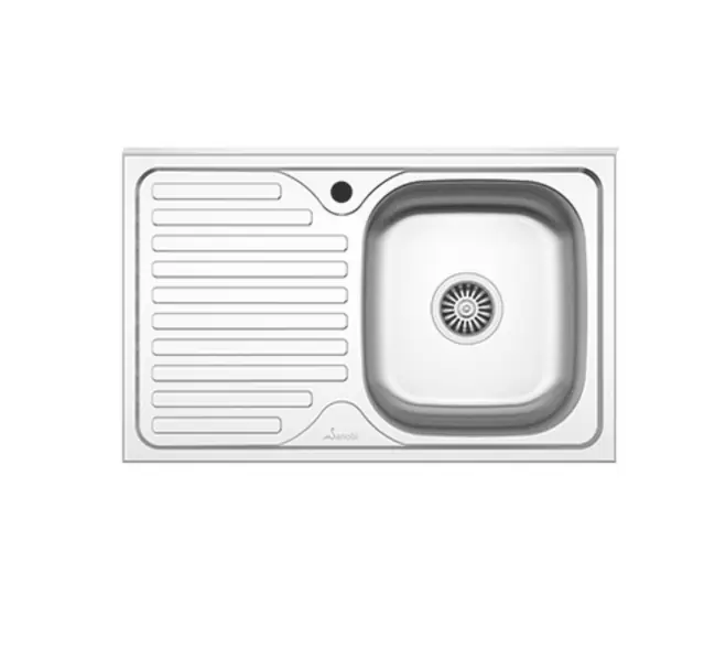 Chiuveta inox, pentru masca, dreaptunghiulara, cuva dreapta, 50 x 80 cm, 1101 MD, Sanobi Expediere rapidă