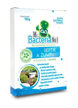 Disponibil imediat Activator Mr.Bacteria Nr. 1, pentru fose septice și fose septice, 100 g