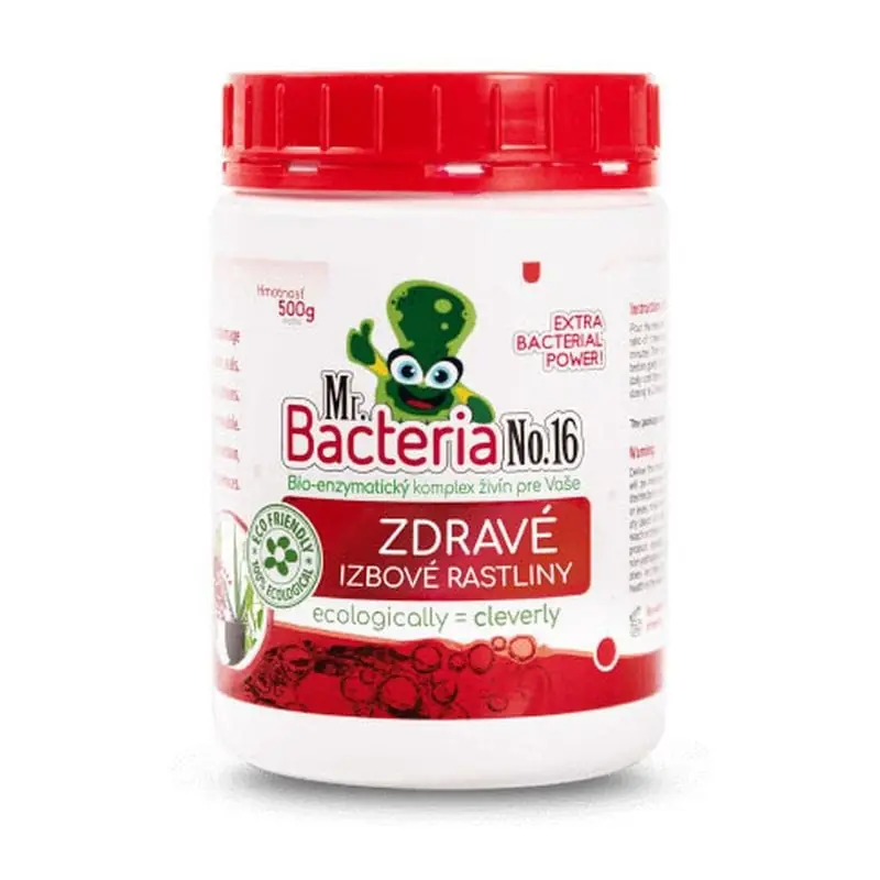 Activator Mr.Bacteria Nr. 16, nutrienți pentru plante de apartament sănătoase, 500g Preț redus