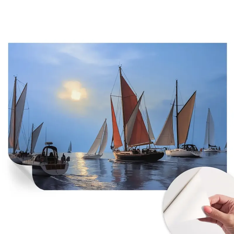 Fototapet modern pentru sufragerie Aventură pe mare Promoție