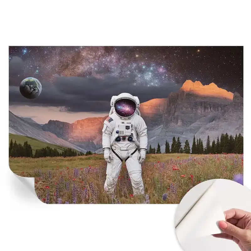 Fototapet autoadeziv pentru dormitor Peisaj cosmic Disponibil imediat