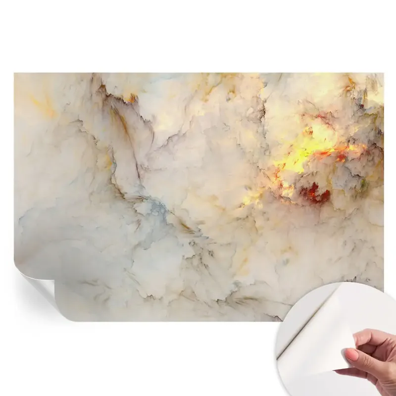 Tapet autoadeziv pentru camera de zi cu peisaj colorat Expediere rapidă
